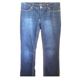 SEVEN7 bootleg blue jeans size 10